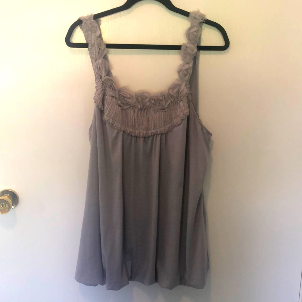 Grayish Boho Tank - 2X